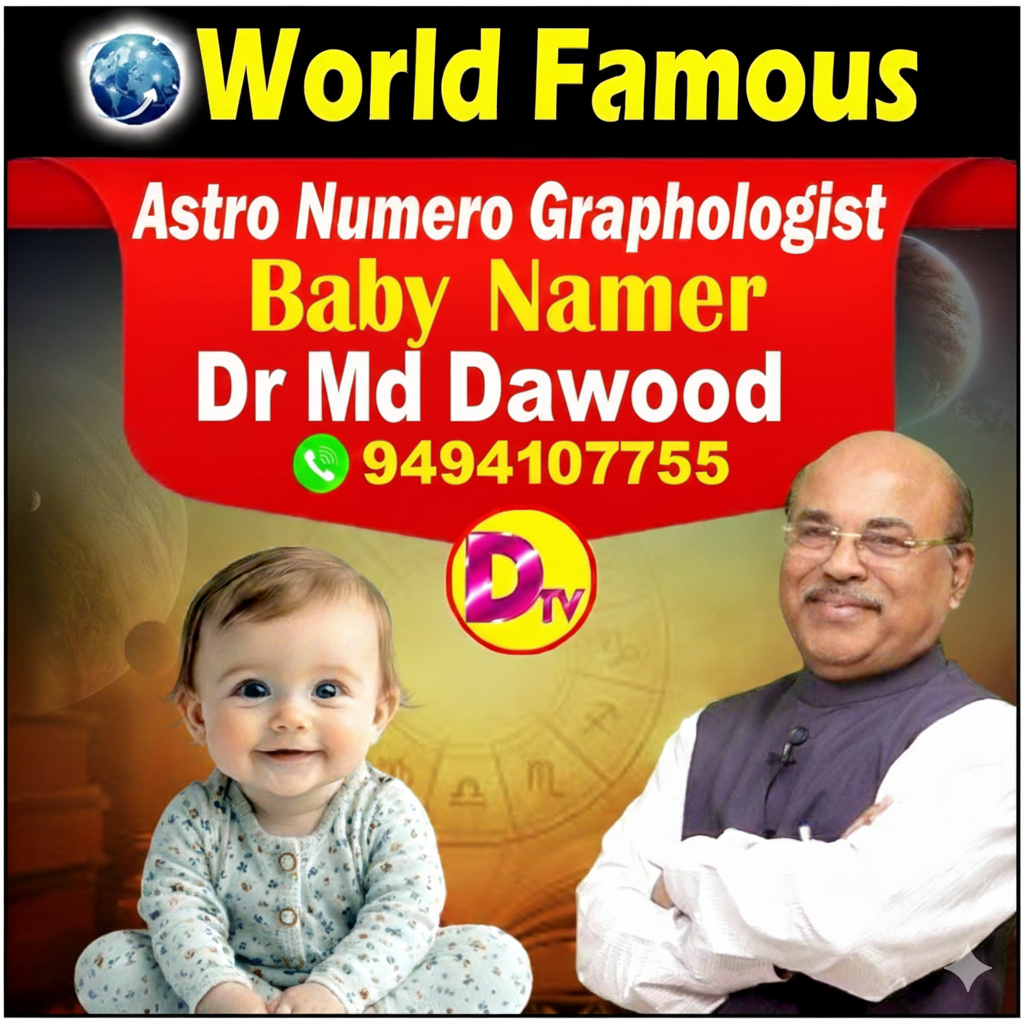 Dr. Md Dawood - Award-winning Astro Numerologist and Graphology expert